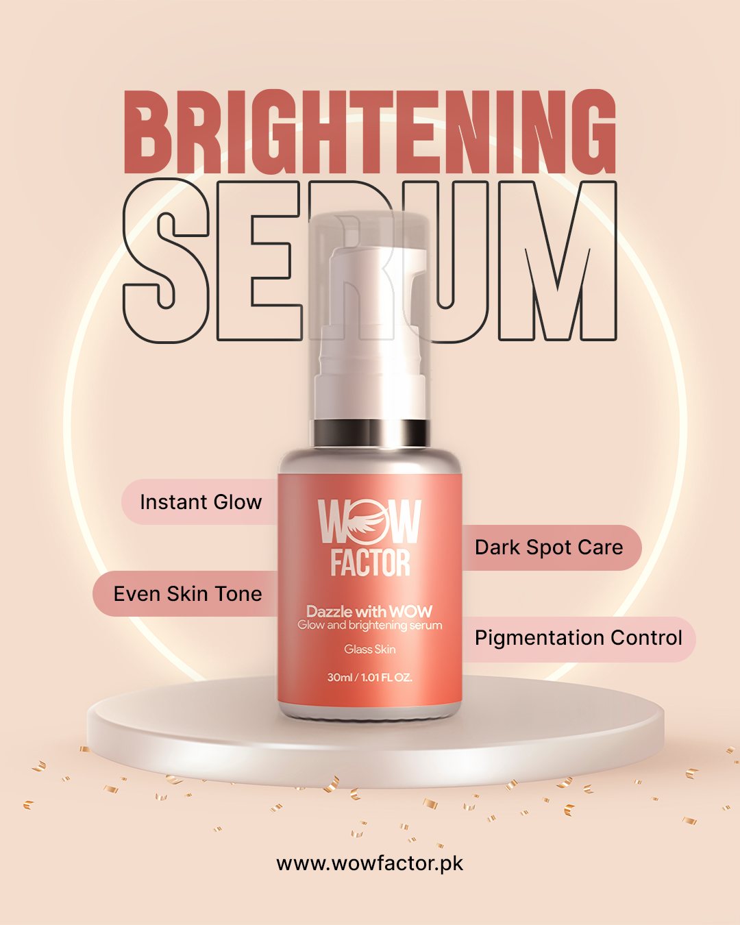 Dazzle with WOW Brightening Serum